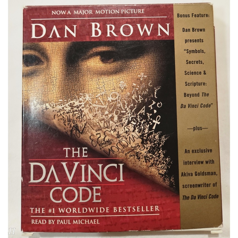 The Da Vinci Code Audiobook CD Set Dan Brown Unabridged 5 Discs + Bonus‎